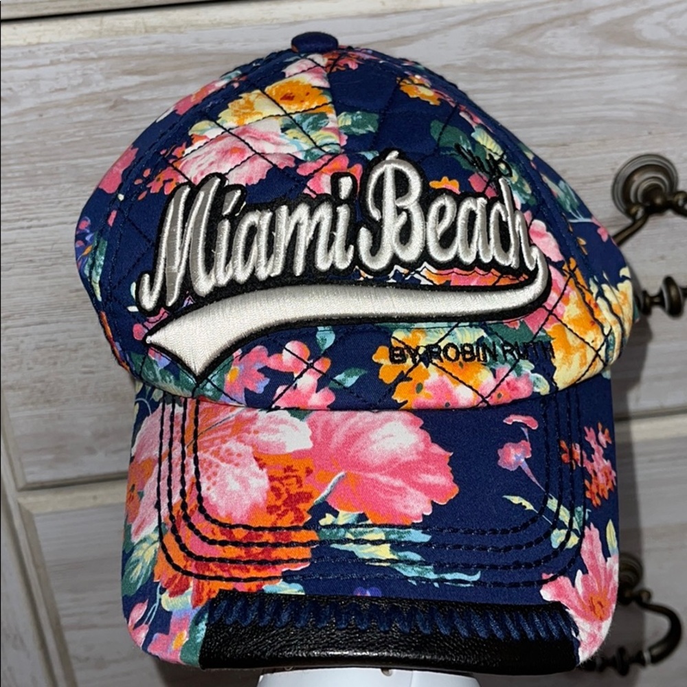 Miami Beach floral hat